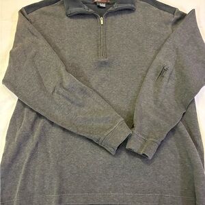 Men's Half-Zip Pullover Sweater - Charcoal